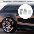 thumbnail image 3 of Wheel Lock Lugnut with Bolt Kit for  A4L A5 A6L Q2L Q3 Q5 Q7 A8 Type B Anti-theft Screw Nut Removal Key Socket 1 Set, 3 of 7