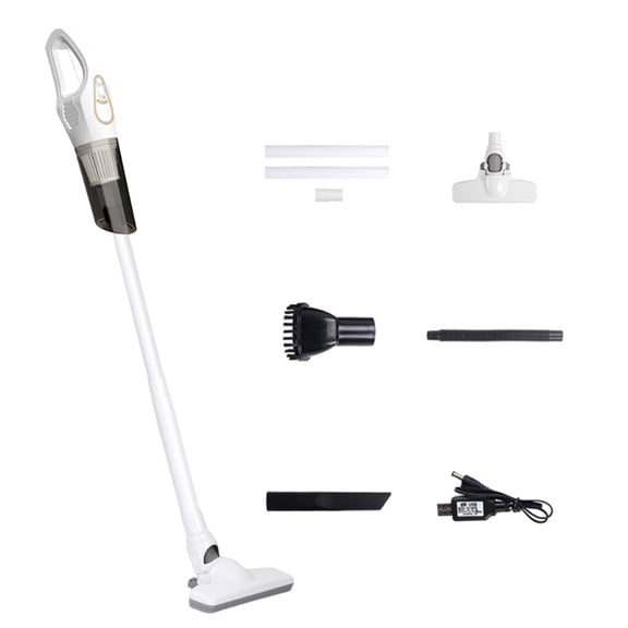 Handheld Vacuum Cleaner High Suction Power USB Rechargeable Car Vacuum Low Noise ABS Texture for Pet Hair Kids Crumbs