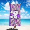 thumbnail image 1 of Sanrio Hello Kitty Beach Towel Cartoon Style Microfiber Large Beach Towel Bath Towel Multifunctional Square Towel Beach Towel, 1 of 1
