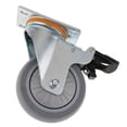 thumbnail image 1 of Colaxi Robuste Roulette Pivotante Roue Roulette Chariot Roulette de Meubles avec Frein Breveté Résistant à l'Usure et Structure de Disque de Perle Anti-Choc 4inch, 1 of 7