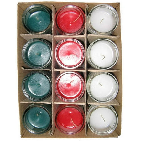 Sanctuary Tall Church Candles, Assorted Colors, 12pk