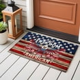 thumbnail image 5 of Independence Day Washable Area Rug 2 x 3 ft American 250 Years of Freedom Bald Eagle Wood Grain, Soft Non Slip Rugs Stain Repellent Indoor Felt Carpet for Living Dining Room Bedroom Home Office, 5 of 9