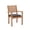 Dark Gray & Wood, variant on 7 Piece Patio Dining Set, Outdoor Acacia Wood Furniture Set, Extendable Table with Umbrella Hole and 6 Stackable chairs, Removable Fabric Cushion, FSC Certified, for Deck, Garden, Backyard