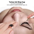 thumbnail image 3 of COPA DE ANILLO DE TINTA DE TATUAJE, 5 PIZAS PORTÁTIL DE EXTENSIÓN DE PESTAÑAS AJUSTABLE ANILLO DE PEGAMENTO REUTILIBLE para Salón de Belleza, 3 of 7