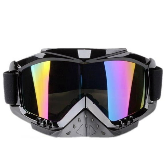 CCNZZITSHT Motorcycle Goggles Motocross Glasses Helmet Fog-proof Windproof Riding Bike Uv Protection Snowmobile Sunglasses Mask Gift