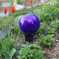 thumbnail image 4 of Achla Designs 10 Inch Gazing Glass Globe Sphere Garden Ornament, Blue, 4 of 6