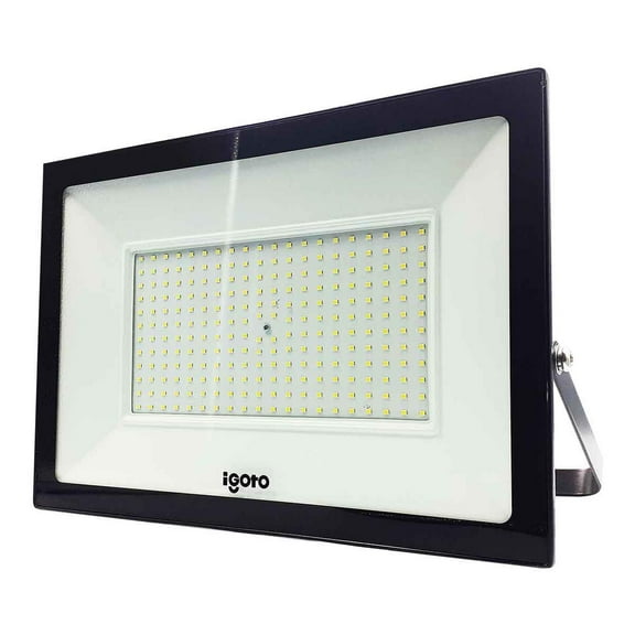Reflector led negro de 200W 6500k Luz de día Igoto REF200