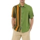 thumbnail image 1 of CAMISA DE HOMBRE INSPIRE CHIC DE BOTONES, CON BLOQUES DE COLOR, DE MANGA CORTA, RAYADA, CAMISAS DE VERANO 2XL VERDE, 1 of 6