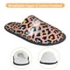 thumbnail image 3 of Balery Leopard Pantuflas de Casa de Felpa Silenciosas con Diseño Estampado, Zapatillas Cómodas Antideslizantes de Algodón para Interior-Medium, 3 of 8