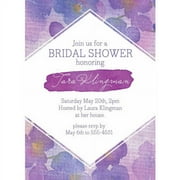 Floral Weave Standard Bridal Shower Invitation