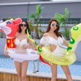 thumbnail image 1 of unbranded Inflatable Swimming Rings for Adults 1Set PVC Swim Ring Suitable for Water Activities Summer Fun, 1 of 3
