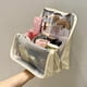 thumbnail image 3 of Neceser de maquillaje con compartimentos | Organizador de artículos de aseo portátil e impermeable para viajes y uso diario, 3 of 7