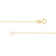 thumbnail image 4 of 14kt Yellow Gold 20" Women's 0.70mm Tight Cable Necklace with 020 Gauge Spring Ring Closure, 4 of 4