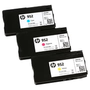 HP Tri-Color Printer Cartridge with 3 Ink Cartridges Cyan, Magenta, Yellow, 1 Pack per Cartridge, Approximate 630 Pages