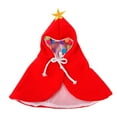 thumbnail image 2 of Chat Manteau de Noël Chien Chiot Cape avec Sangle Réglable Animaux de Compagnie Vêtements Confortables pour Cosplay Parti, 2 of 6