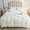 White, variant on CHOSHOME 3 Pieces Luxury Plush Shaggy Faux Fur Duvet Cover Set 3 Pieces,Twin Size, White