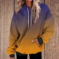 thumbnail image 7 of hotojiny Womens Hoodie Sweatshirts Plus Size Long Sleeve Loose Pullover Tops Drawstring Casual Hooded Tops with Pocket, 7 of 7