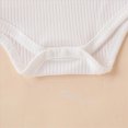 thumbnail image 6 of masbird Newborn Baby Girl Clothes 3pcs Infant Rib Frill Long Sleeve Romper Flared Pants Headband Set Fall Winter Outfits,Khaki,18-24 M, 6 of 9
