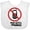AA-White, variant on Inktastic No Phones Boys or Girls Baby Bib