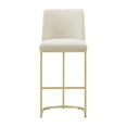 thumbnail image 4 of Weston Home Klimt Bar Height Stool, Set of 2, Beige, 4 of 9