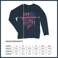 thumbnail image 7 of Country Girl USA Flag Women's Long Sleeve T-shirt Patriotic Southern Cowgirl Red White Blue American Pride Life Lovers Gift, 7 of 7