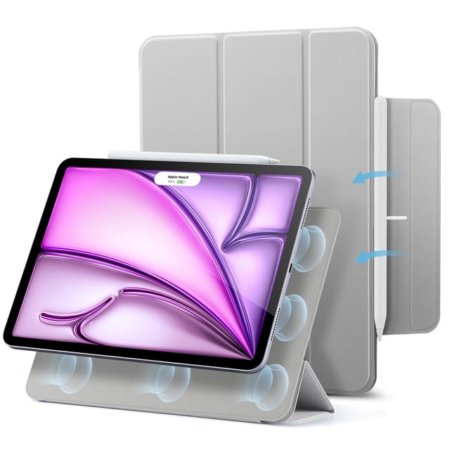Funda ESR Rebound Series para iPad Air 13 y iPad Pro 12.9 gris