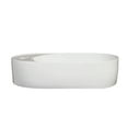 thumbnail image 4 of Whitehaus Isabella Collection  Oval Above Mount Basin with Integrated Oval Bowl and a Center Drain, 4 of 5