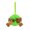E 1pc, variant on Dserfhy 4 Inch Green Furry Christmas Ball Ornaments Faux Fur Fluffy Hanging Xmas Ball with Bow for Holiday Wedding Party Decoration