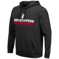 thumbnail image 2 of Men's Colosseum Black Northeastern Huskies Lantern Pullover Hoodie, 2 of 3