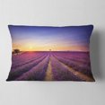 thumbnail image 2 of Designart 12" x 20" Blue Polyester Throw Pillow, 2 of 5