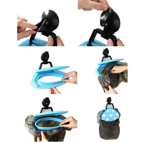 VerPetridure Hangable Garbage Bag Holder Hangable Garbage Bag Holderhanging Kitchen Cabinet Door Trash Rack Style Storage Garbage Bags