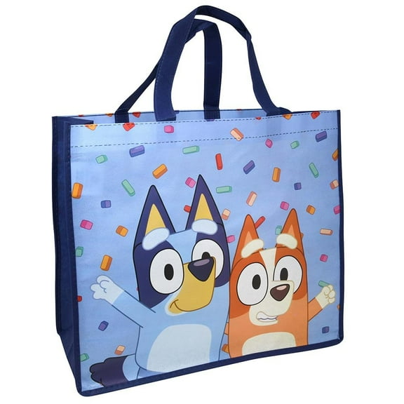 Bluey Large Eco Friendly Non Woven Tote bag with Hangtag- 2 PCS