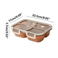 thumbnail image 3 of Darzheoy Bento Box Adult Lunch Box, Lunch Box, Lunch Containers for Adults, 5 Compartments Bento Lunch Box, Microwave/Dishwasher/Freezer Safe, 3 of 6