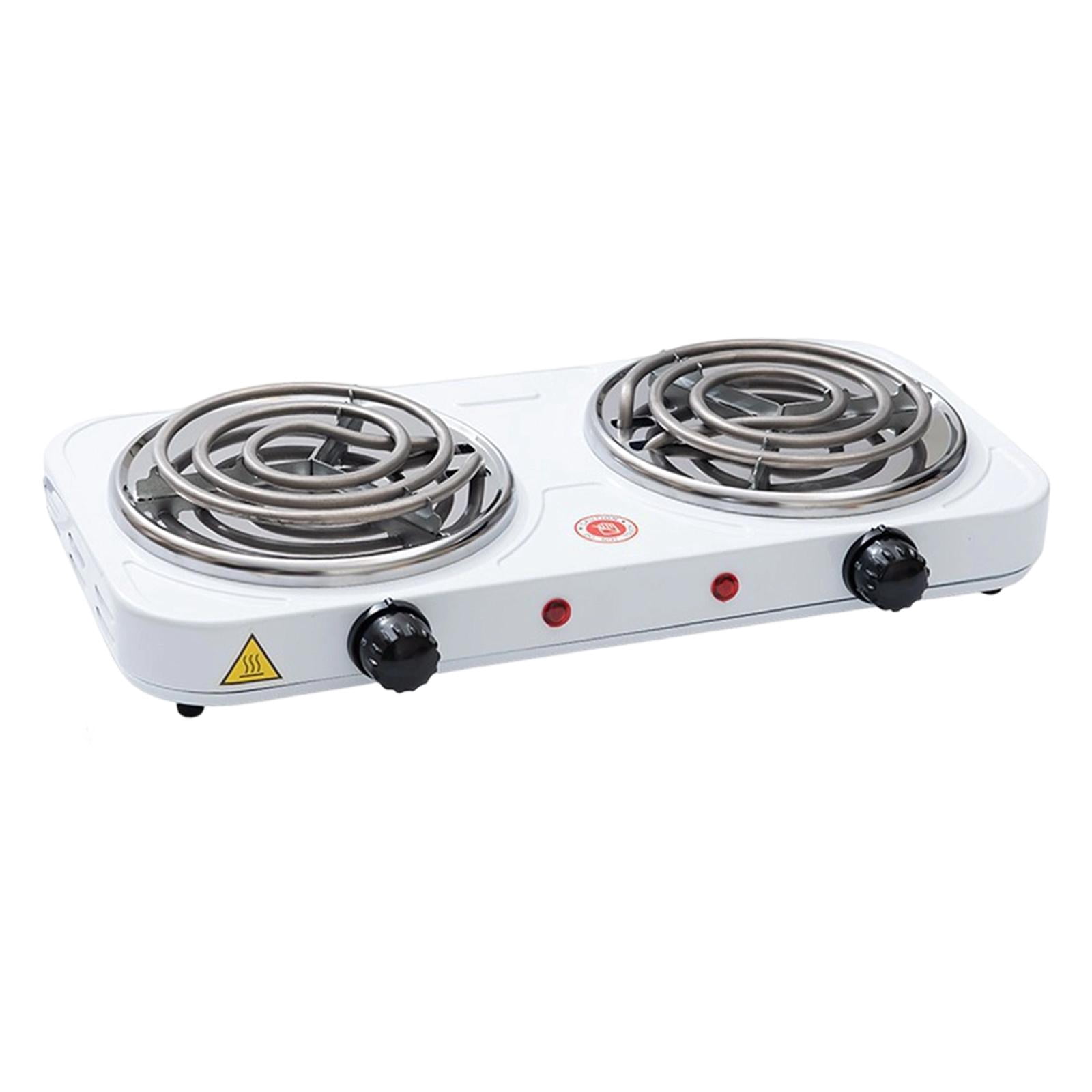 Baoblaze Countertop Double Burner Electric Cooking Stove Multifunctional Compact Premium Heating Tube