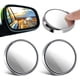 thumbnail image 1 of Espejo retrovisor para coche (2 piezas), redondo, sin marco, ajustable, adhesivo, impermeable, giratorio 360°, de cristal, convexo, universal, para coche, SUV y camión., 1 of 5