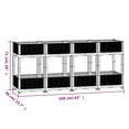 thumbnail image 4 of vidaXL Raised Bed 160x40x71 cm Polypropylene, 4 of 4