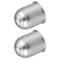 thumbnail image 1 of Unique Bargains 2pcs Universal Trailer Hitch Ball Cover Waterproof Dustproof 50mm ID Silver Tone for Car Trailer RV Boat, 1 of 6