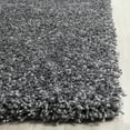 thumbnail image 4 of SAFAVIEH California Plush Solid Shag Runner Rug, Dark Grey, 2'3" x 11', 4 of 14
