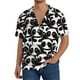 thumbnail image 1 of Fotbe Panda Camisa Estampada de Manga Corta para Hombre, Casual de Verano, Estilo Playero, Sin Arrugas-Large, 1 of 5