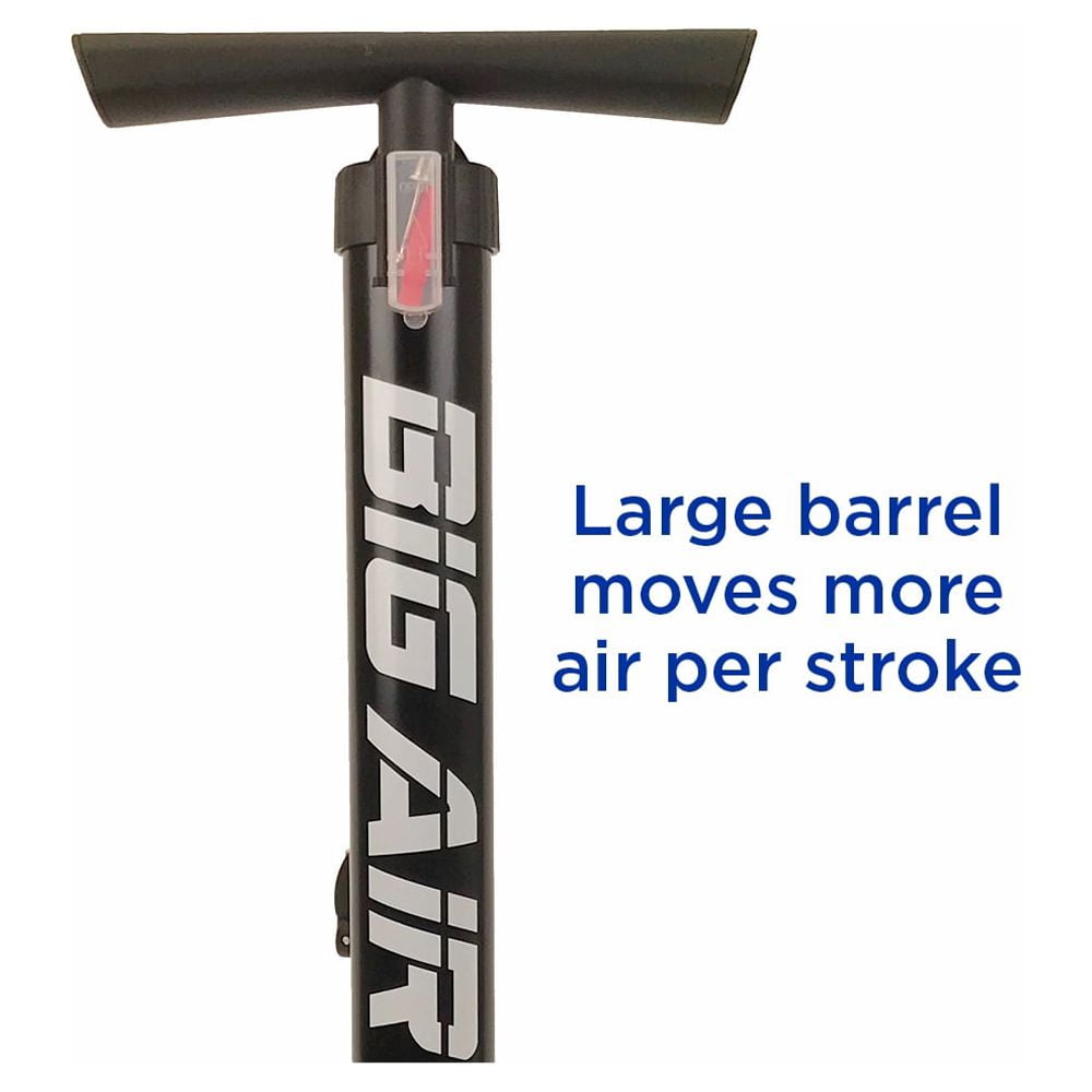 Zefal Big Air Heavy Duty Bicycle Floor Pump Super Fast Fill Bike Sports Balls Inflatables