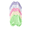 White, Beige, Pink, Lavender, Neon Green, variant on Girls Long Sleeve T Shirts Toddler 5 Pack Cotton Crew Neck Tops Kids Clothes For 3T-12