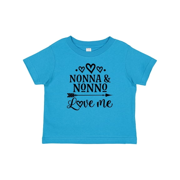 Inktastic Nonna and Nonno Love Me Boys or Girls Baby T-Shirt