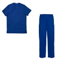 thumbnail image 1 of Men's Scrubs Set Scrub Top and Pants Scrubs Set, 1 of 3