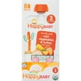 (8 Pouches) Happy Baby Hearty Meals, Stage 3, Organic Baby Food, root