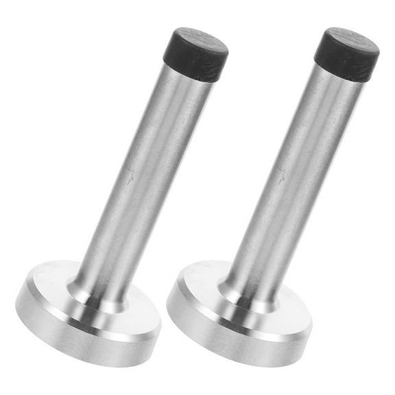 FOMIYES 2pcs Extra Long Wall Door Stoppers Rubber End Door Stopper Non Slip Design Finish