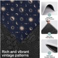thumbnail image 3 of Dark Blue Sun Moon Rocket Pattern Kitchen Rugs Sets Of 3,Kitchen Runner Rugs Non Skid Washable,Decorative Kitchen Floor Mats for Kitchen,Sink,Laundry,17"x30"+ 17"x47" + 17"x59", 3 of 6