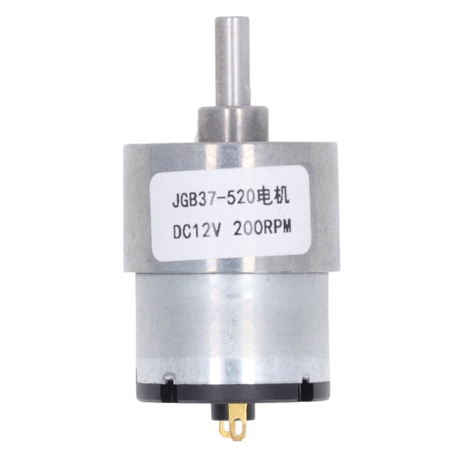 Motorreductor de velocidad de 12 V CC con codificador Hall para equipos robóticos de 200 RPM.