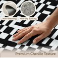 thumbnail image 6 of ODIKA 8'x10' Washable Area Rug Entryway Alternating Motif Bordered Framework Symmetrical Bathroom for King Size Bedroom Under Bed, Master Suite, Non-Shedding, Easy Care, 6 of 7