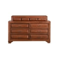 thumbnail image 6 of Glory Furniture LaVita 10 Drawer Dresser in Oak, 6 of 8