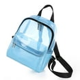 thumbnail image 5 of Women PVC Transparent Backpack Waterproof Mini Backpack Zipper Closure Backpack, 5 of 8
